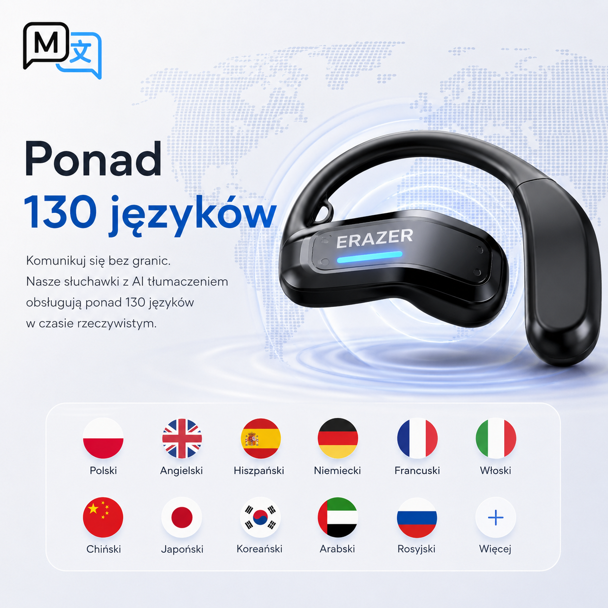 Słuchawki Tłumaczące MovaTranslate™